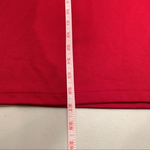Columbia Shirt Adult Size Large Red Golf Polo Omni-Shade Sun Protection Men - Picture 6 of 7
